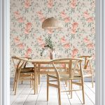 Interior Dining Room Wallpaper Mockup